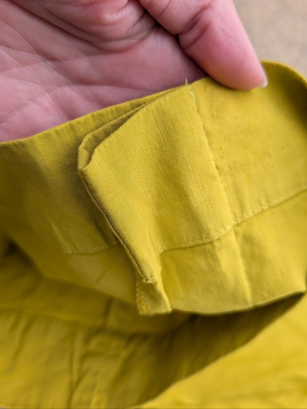 ANTHROPOLOGIE maeve colette jumpsuit chartreuse 6 - Picture 14 of 14